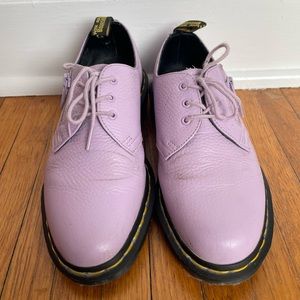 Dr. Martens side-zip Aunt Sally Oxfords - Orchid Purple